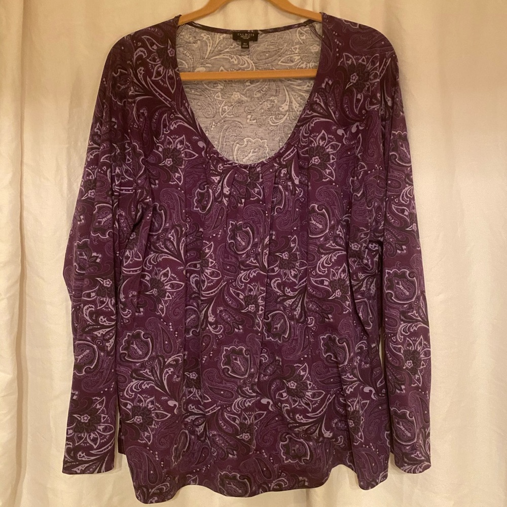 Talbots Multi Purple Tee